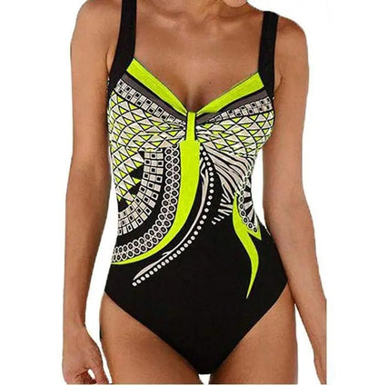 Slimming Floral Beach Swimsuit