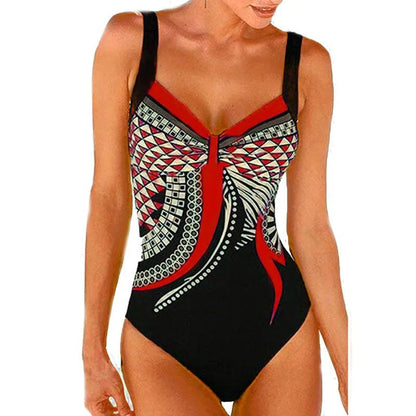 Slimming Floral Beach Swimsuit - Vossary