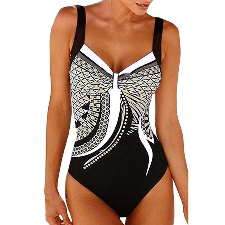 Slimming Floral Beach Swimsuit