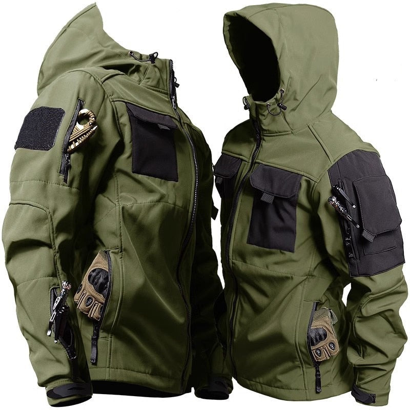 Waterproof Military Style Hip Length Jacket - EasyApparels