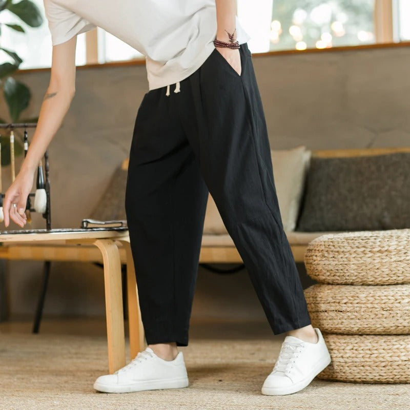Mario - Linen Summer Trousers