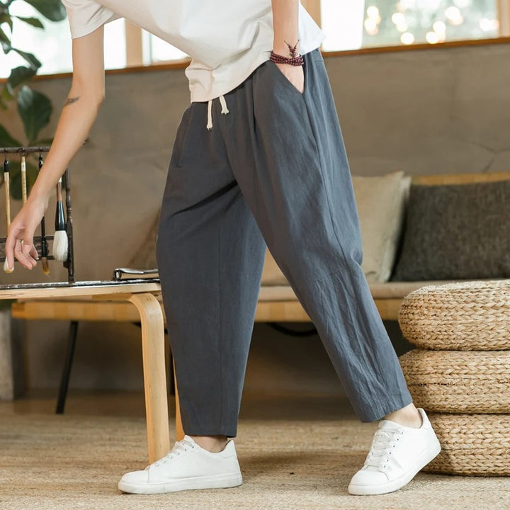 Mario - Linen Summer Trousers