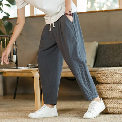 Mario - Linen Summer Trousers