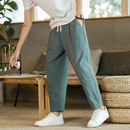 Mario - Linen Summer Trousers