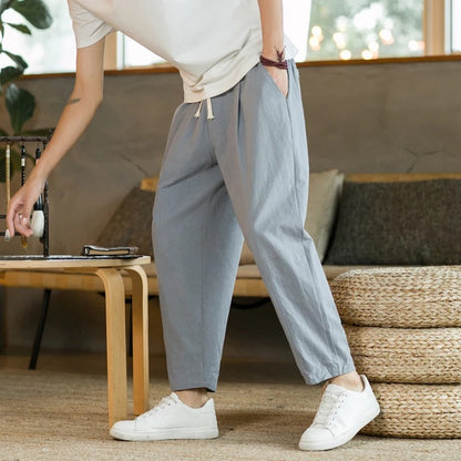 Mario - Linen Summer Trousers