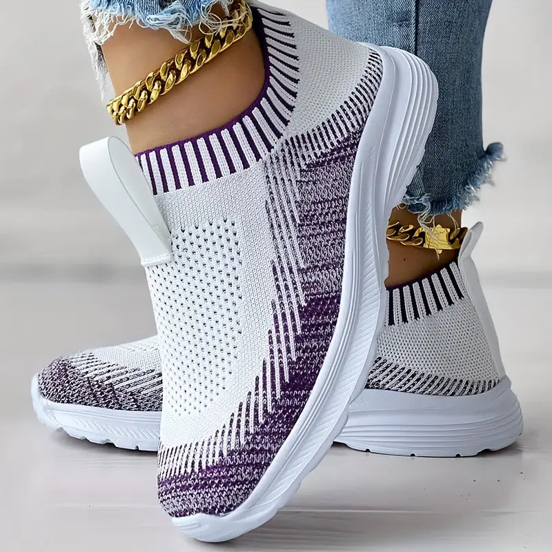 Soft Knit Women's Sneakers Lightweight Comfort Shoes