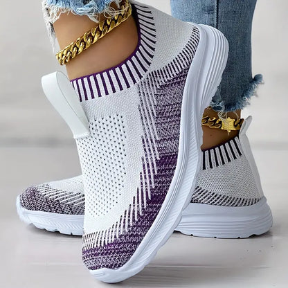 Soft Knit Women's Sneakers Lightweight Comfort Shoes