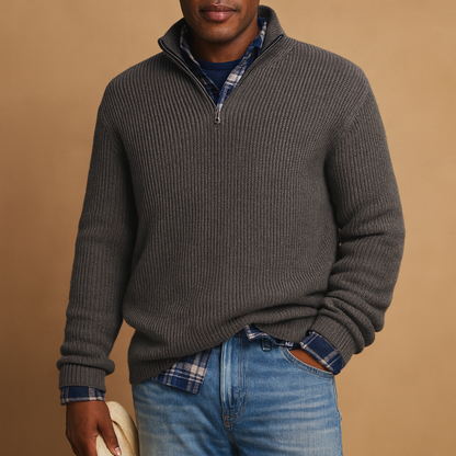 Men’s warm wool winter sweater with a timeless design, available in multiple colors and ideal for stylish comfort during cold winter days.
