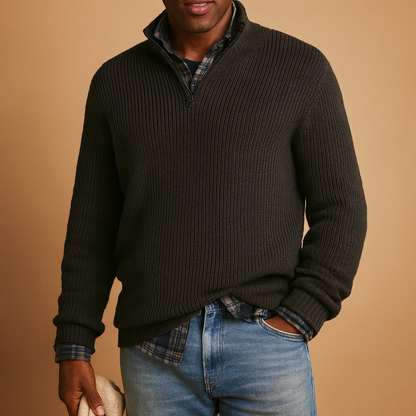 Men’s warm wool winter sweater with a timeless design, available in multiple colors and ideal for stylish comfort during cold winter days.