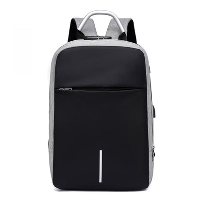 Secure Water-Repellent Backpack with USB Charger