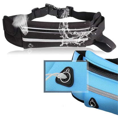 Sports Waterproof Running Belt – 2 in 1 Free Storage Pouch