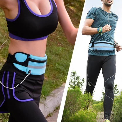 Sports Waterproof Running Belt – 2 in 1 Free Storage Pouch