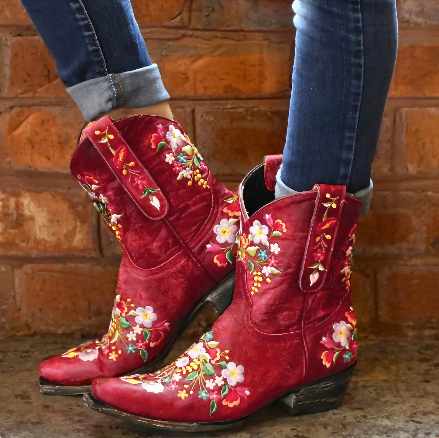 Rugged Classic Western Riding Boots - Pexav