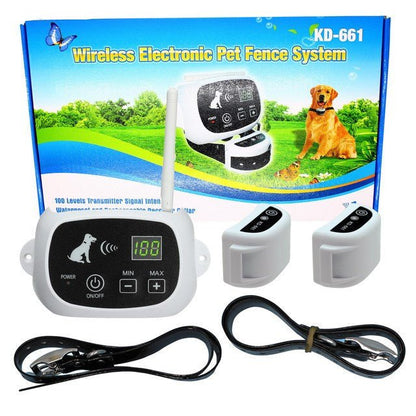 Wireless Dog Fence System with Training Function - HaloGuard-1 Collar-The Livary