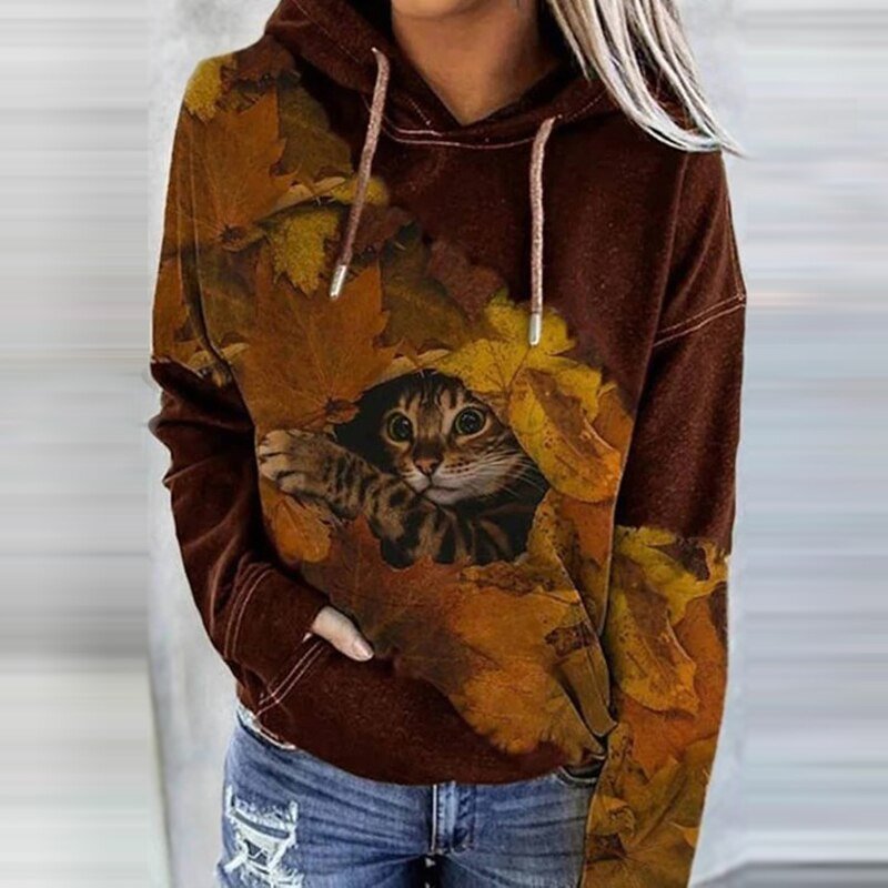 Comfy Women's Hoodie with Soft Cotton and Pockets