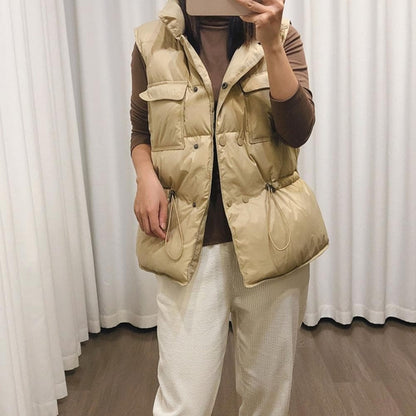 Warm Padded Quilted Women's Vest