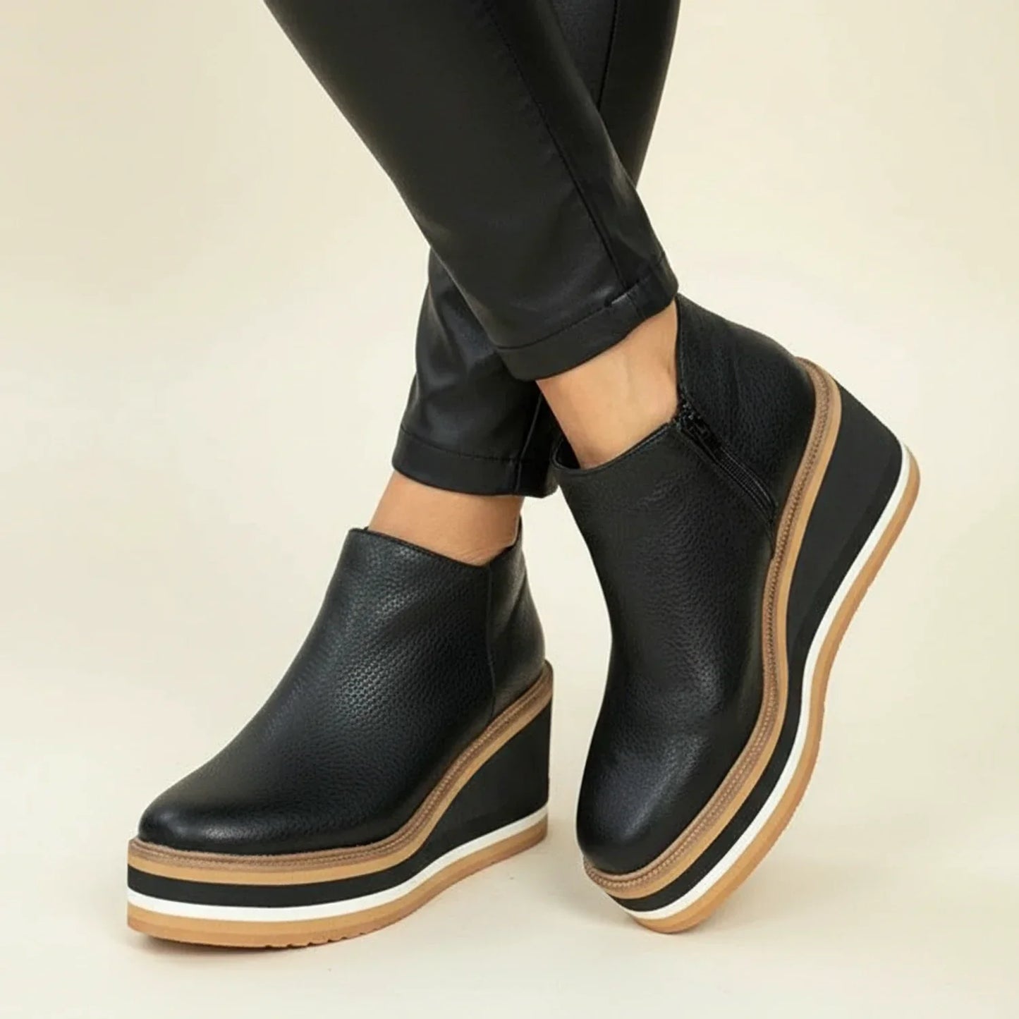 High Heel Ankle Boots for Women - Chic and Cozy Shoes