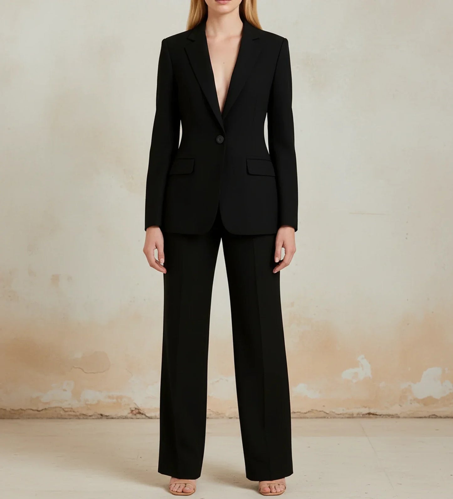 Classic Fit Women's Business Jacket Set