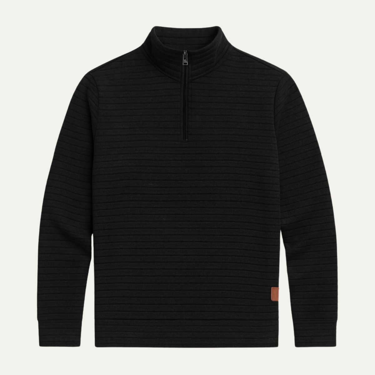 Comfortable Mens Breathable Quarter Zip Pullover Sweater - Vossary