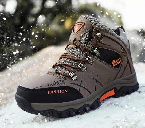 Lightweight Mens Hiking Boots - Ankle High Breathable Outdoor