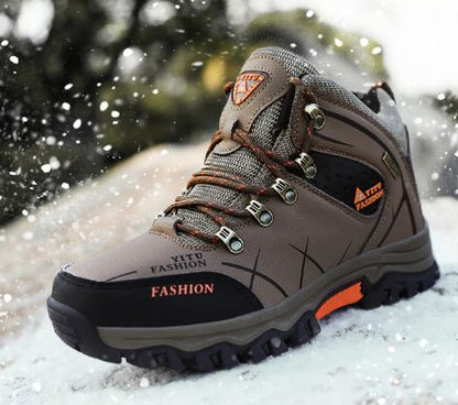 Lightweight Mens Hiking Boots - Ankle High Breathable Outdoor