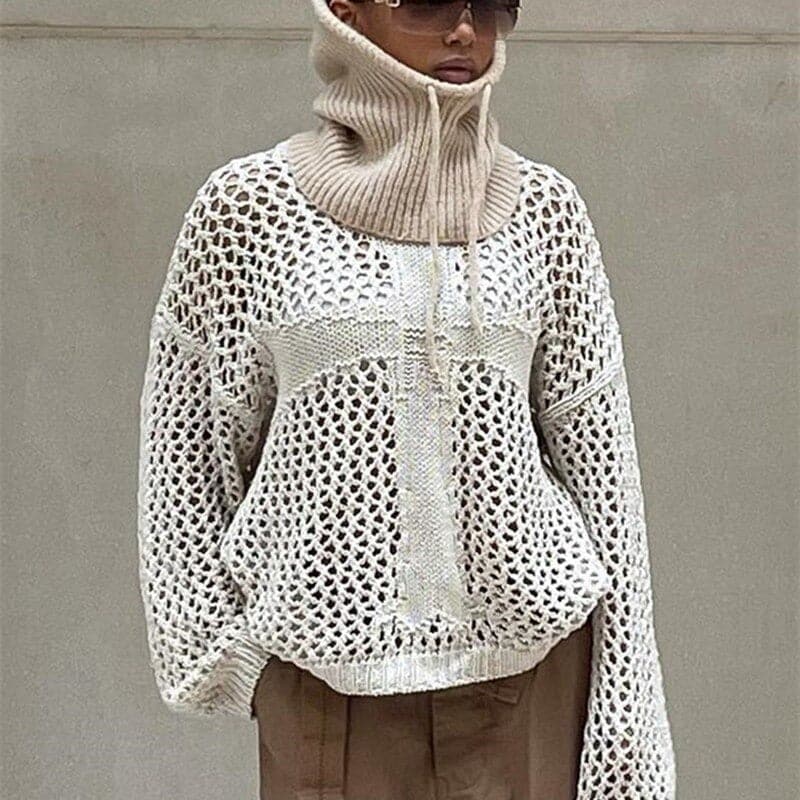 Cozy Women's Chunky Knit Sweater - EasyApparels