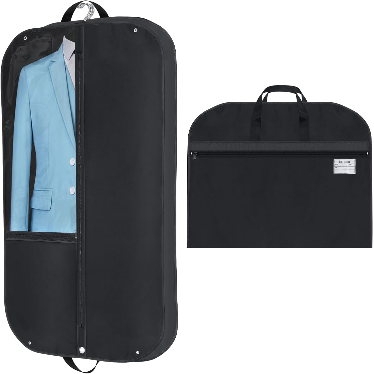 Travel Suit Bag Protector with Pockets 2 Pack - Pexav