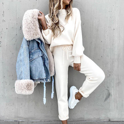 Soft Women's 2 Piece Jogger Tracksuit Set - EasyApparels