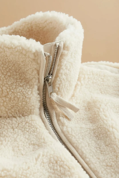 Fleece Lined Cozy Hooded Winter Jacket for Women