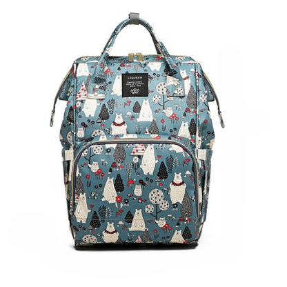 Spacious Baby Diaper Backpack - Waterproof Multi Pocket Bag