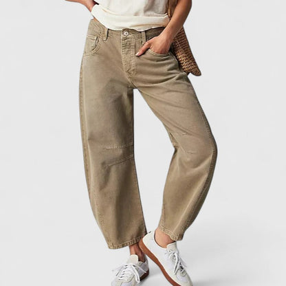 Relaxed Fit Wide Leg Rain Pants