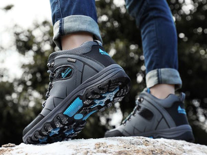 Lightweight Mens Hiking Boots - Ankle High Breathable Outdoor