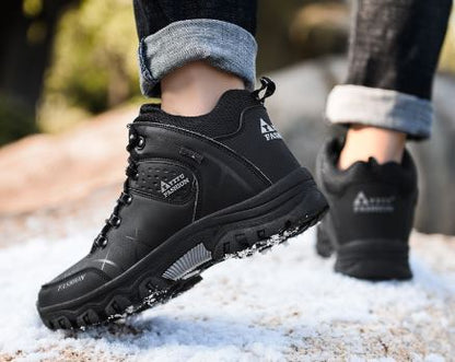 Lightweight Mens Hiking Boots - Ankle High Breathable Outdoor